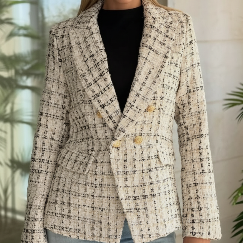 Blazer Doppiopetto Testurizzato