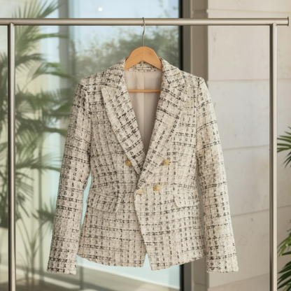 Blazer Doppiopetto Testurizzato