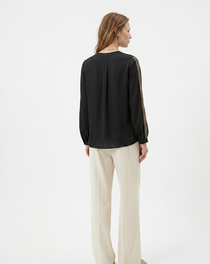 Blusa Elegante con Scollo a V