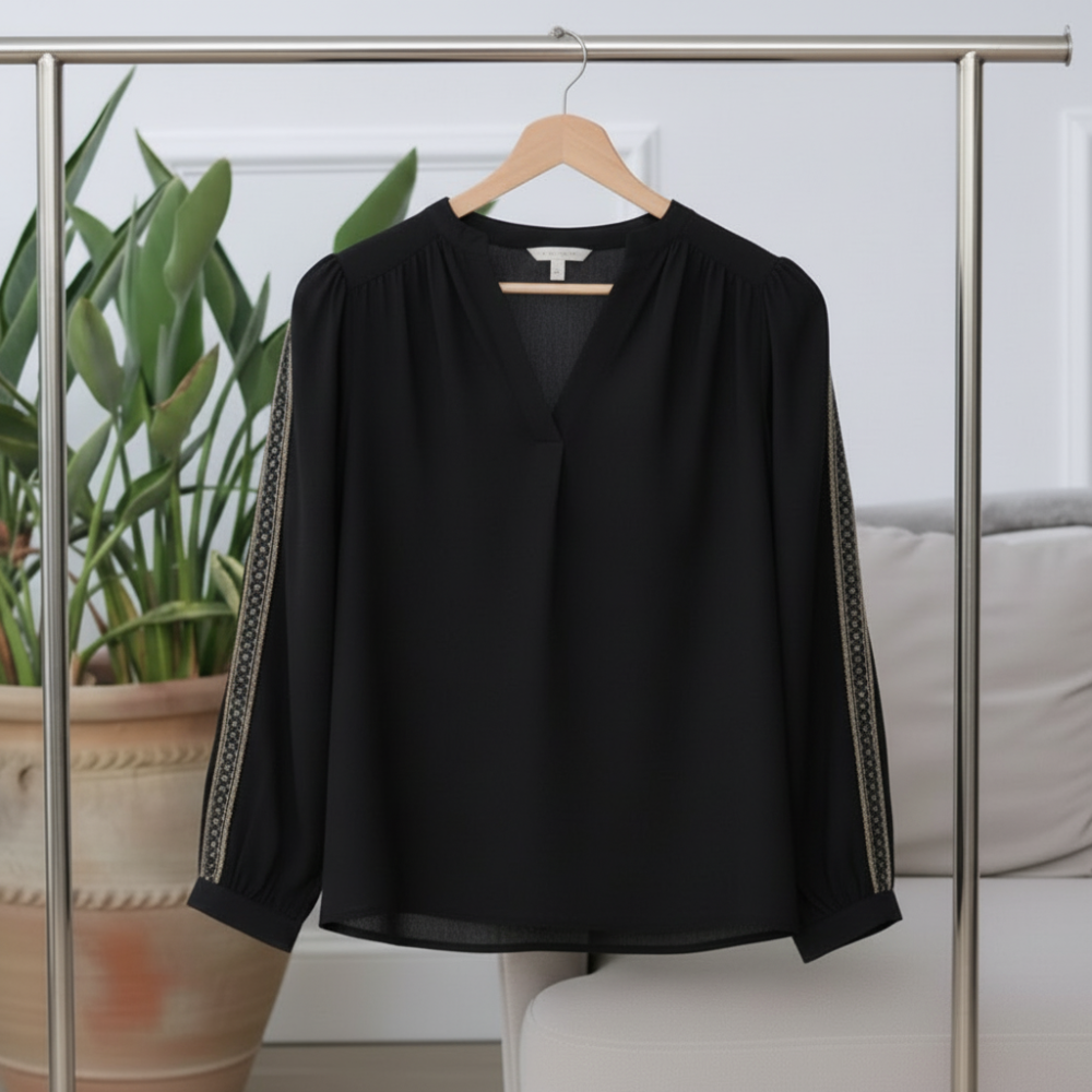 Blusa Elegante con Scollo a V