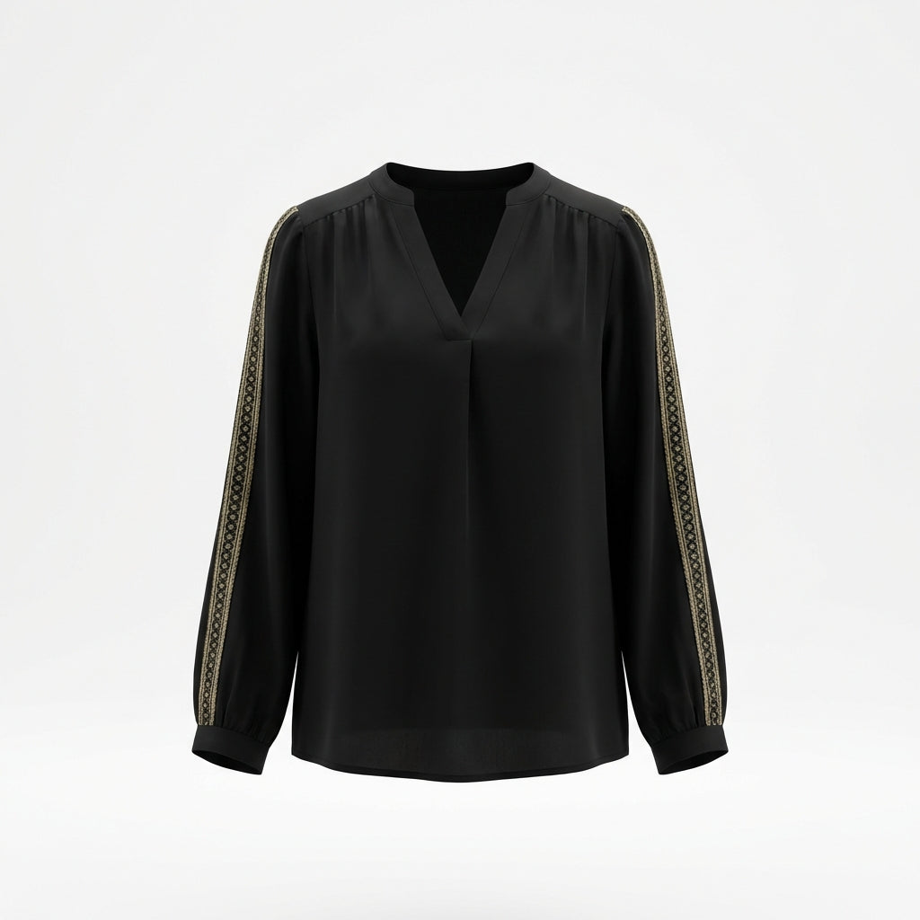Blusa Elegante con Scollo a V