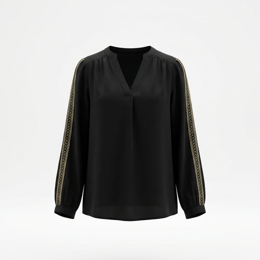 Blusa Elegante con Scollo a V