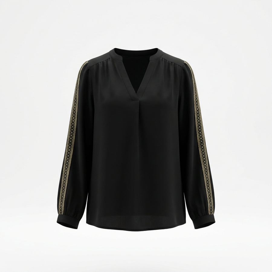 Blusa Elegante con Scollo a V