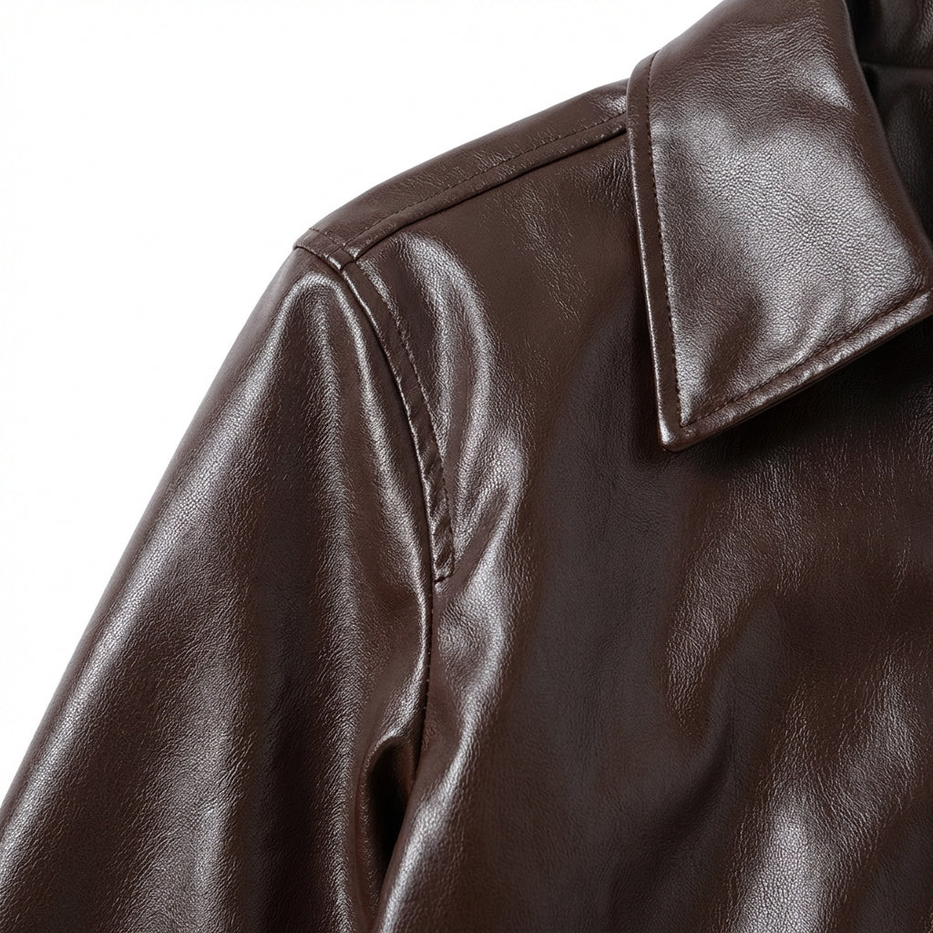 Giacca Lucida con Zip