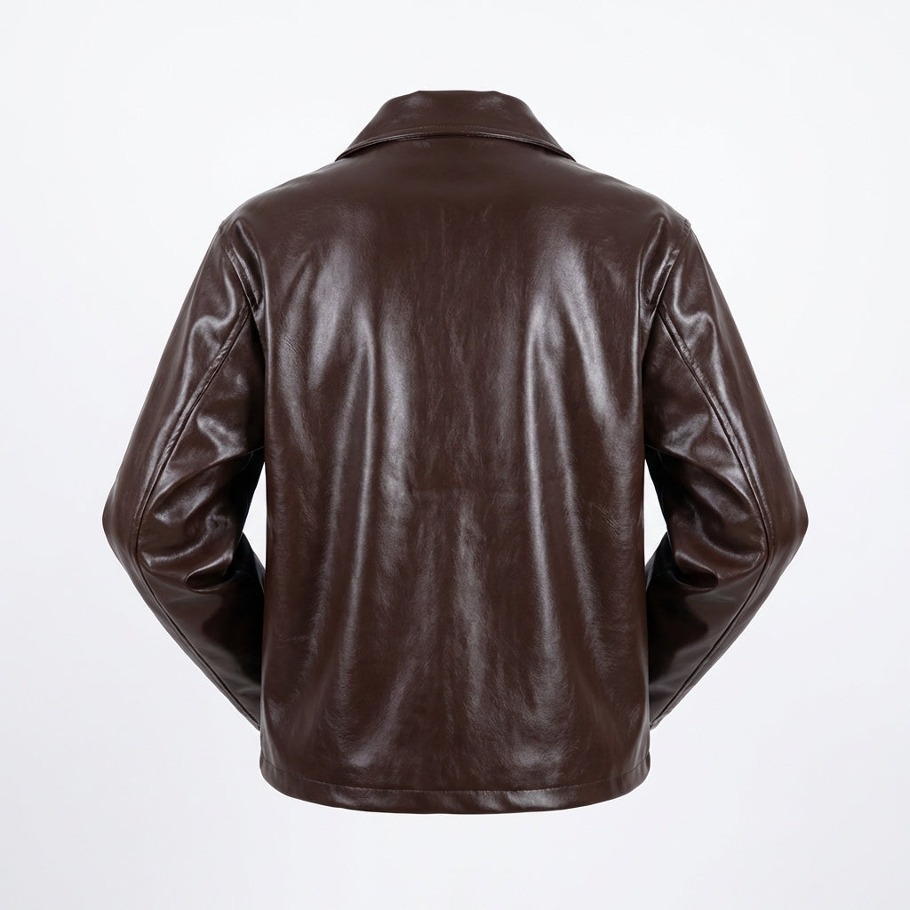 Giacca Lucida con Zip