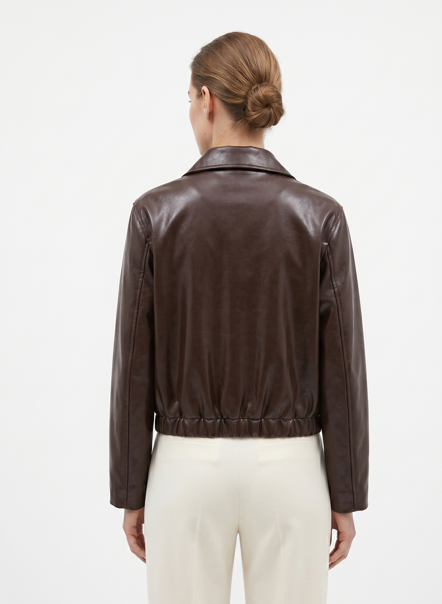 Giacca Lucida con Zip